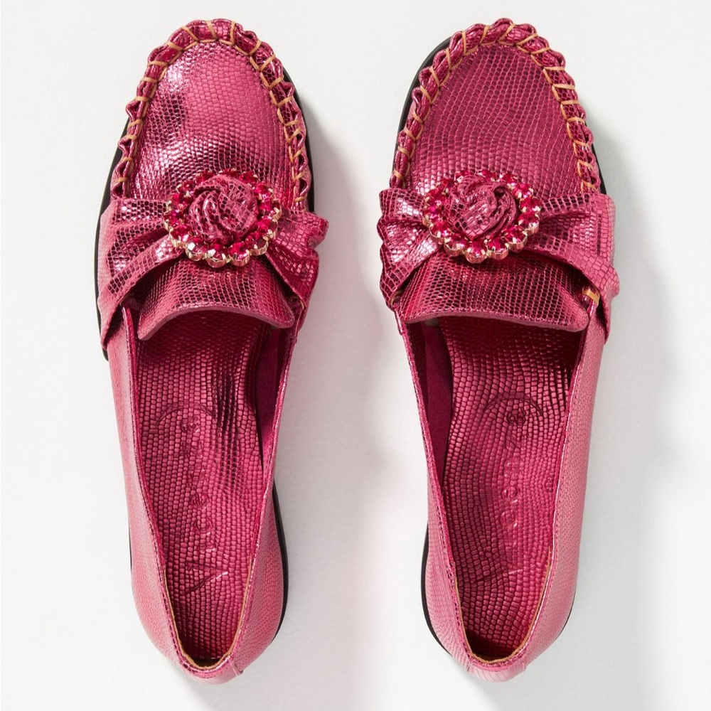Vicenza Pink Loafers sz 38/7.5